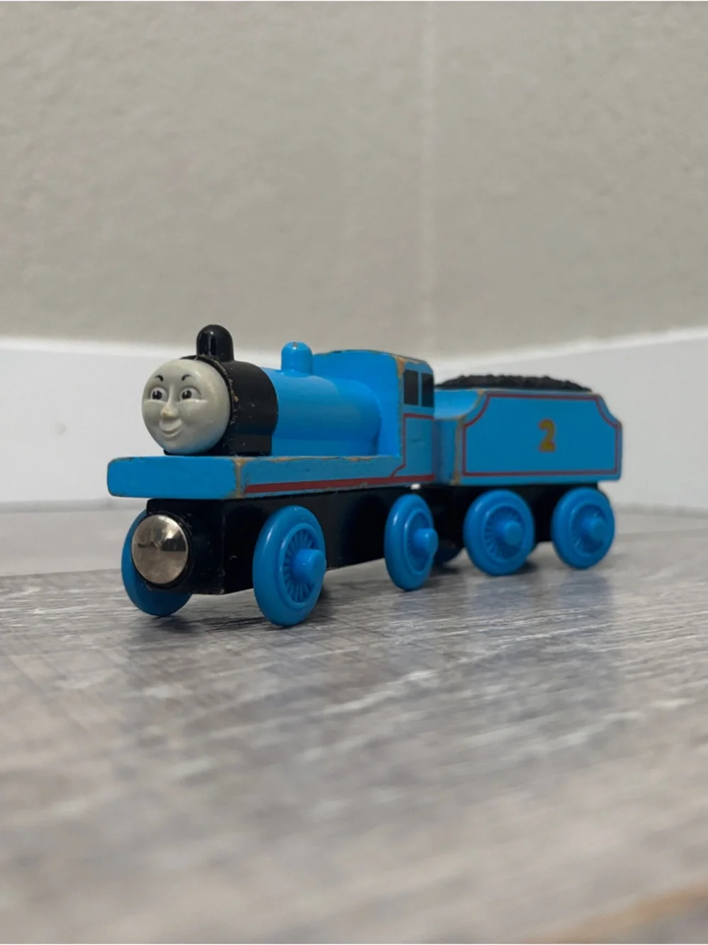 Wooden Edward and Tender (No Name 1998) - Thomas & Friends